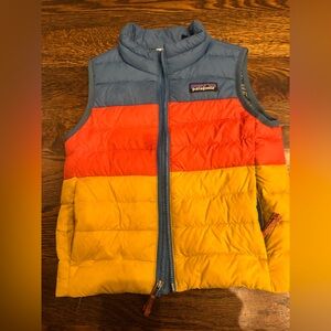 Patagonia Kids Blue Puffer Vest